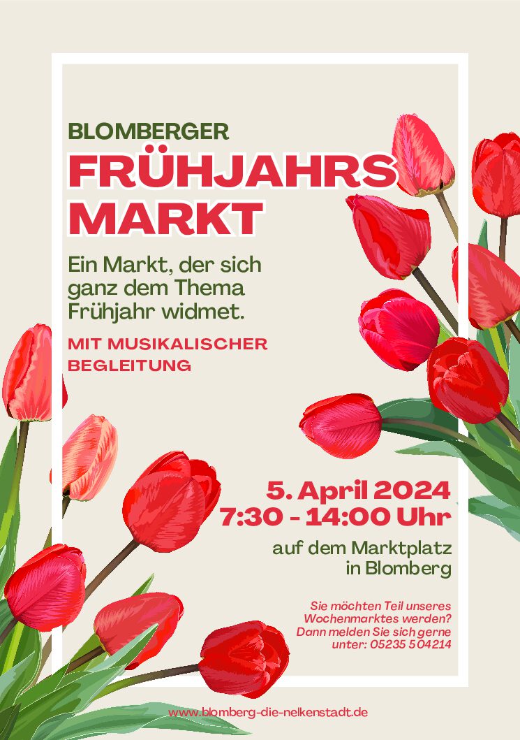Themenmarkt „Frühjahrsmarkt“ am 05. April