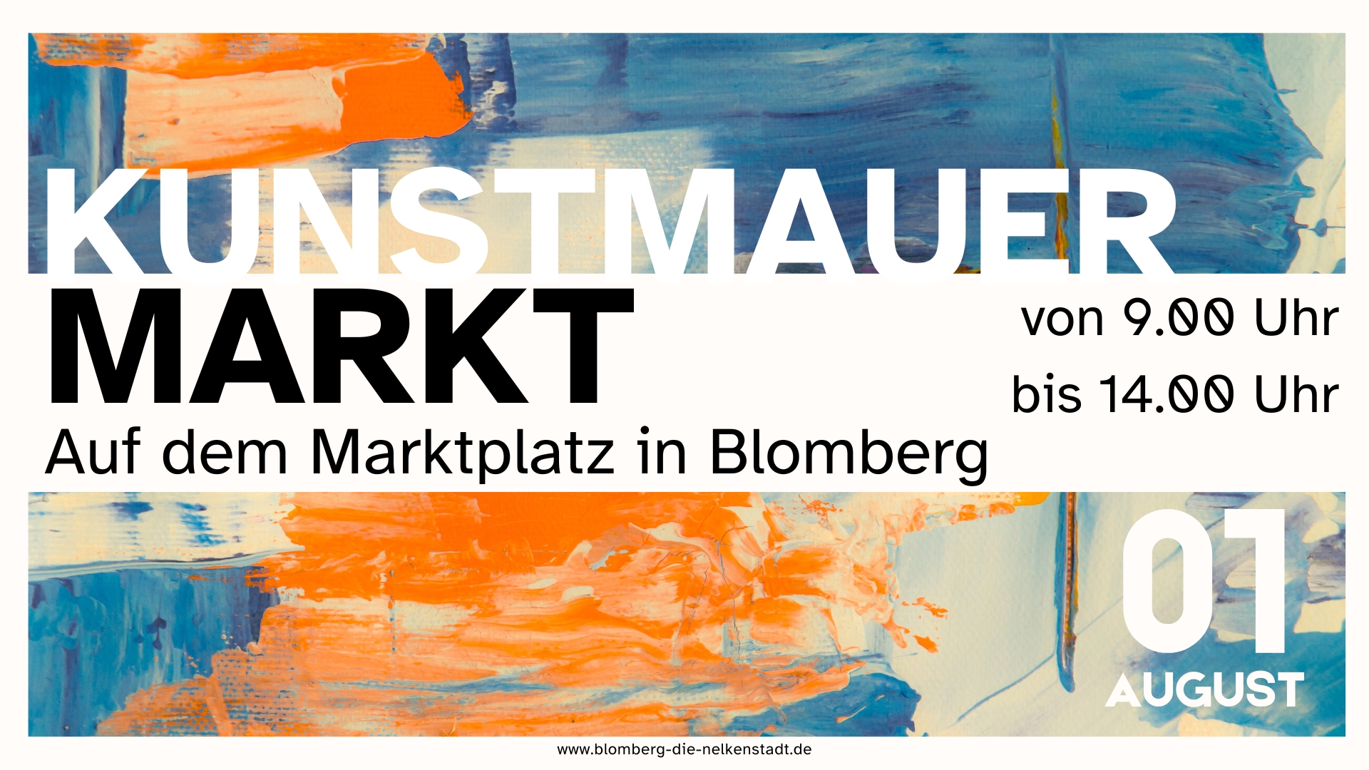 Themenwochenmarkt am 1. August in Blomberg – Kunst, Musik und Mitmachaktionen für die ganze Familie