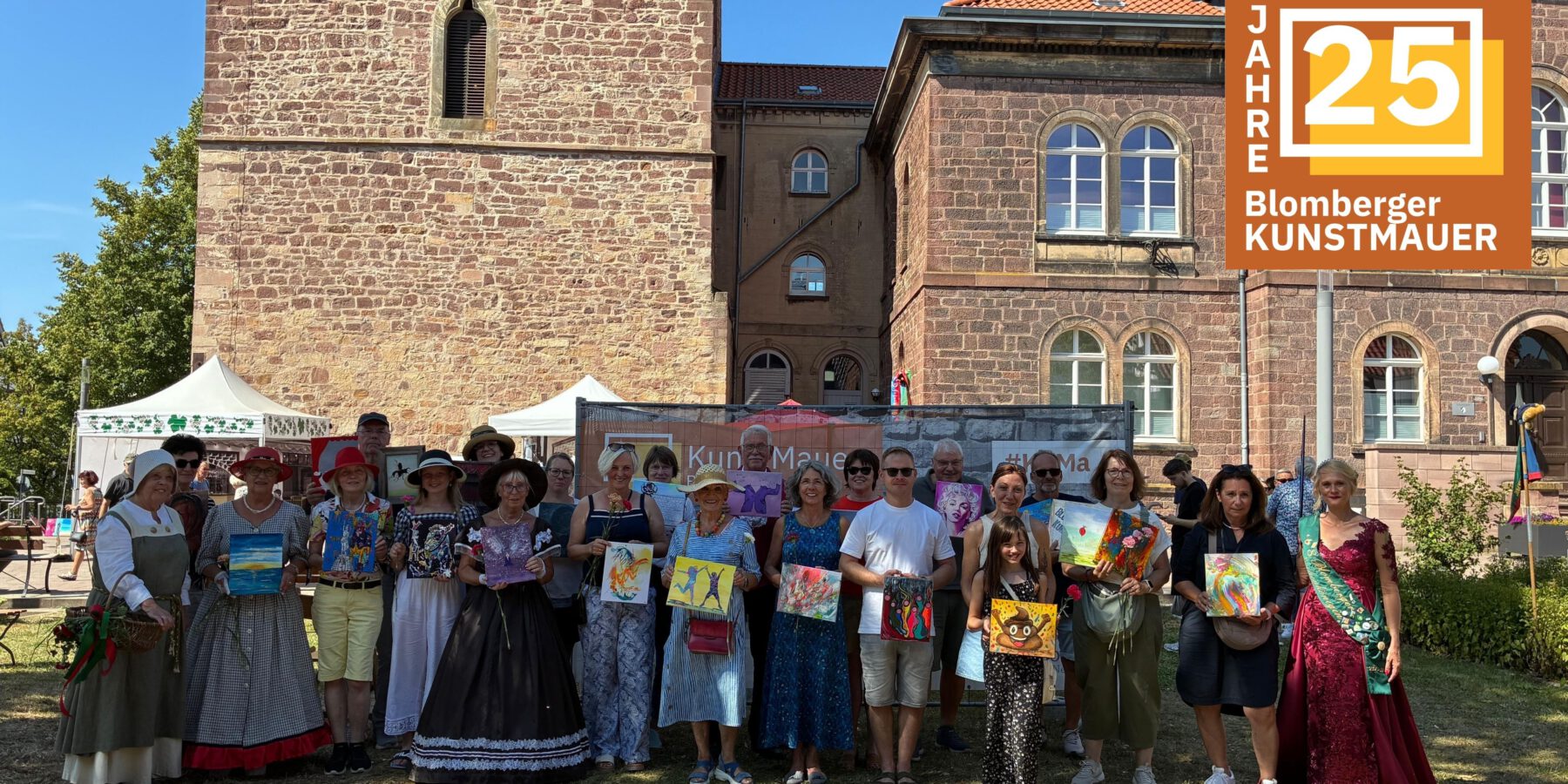 Strahlendes Kunstmauer-Jubiläum
